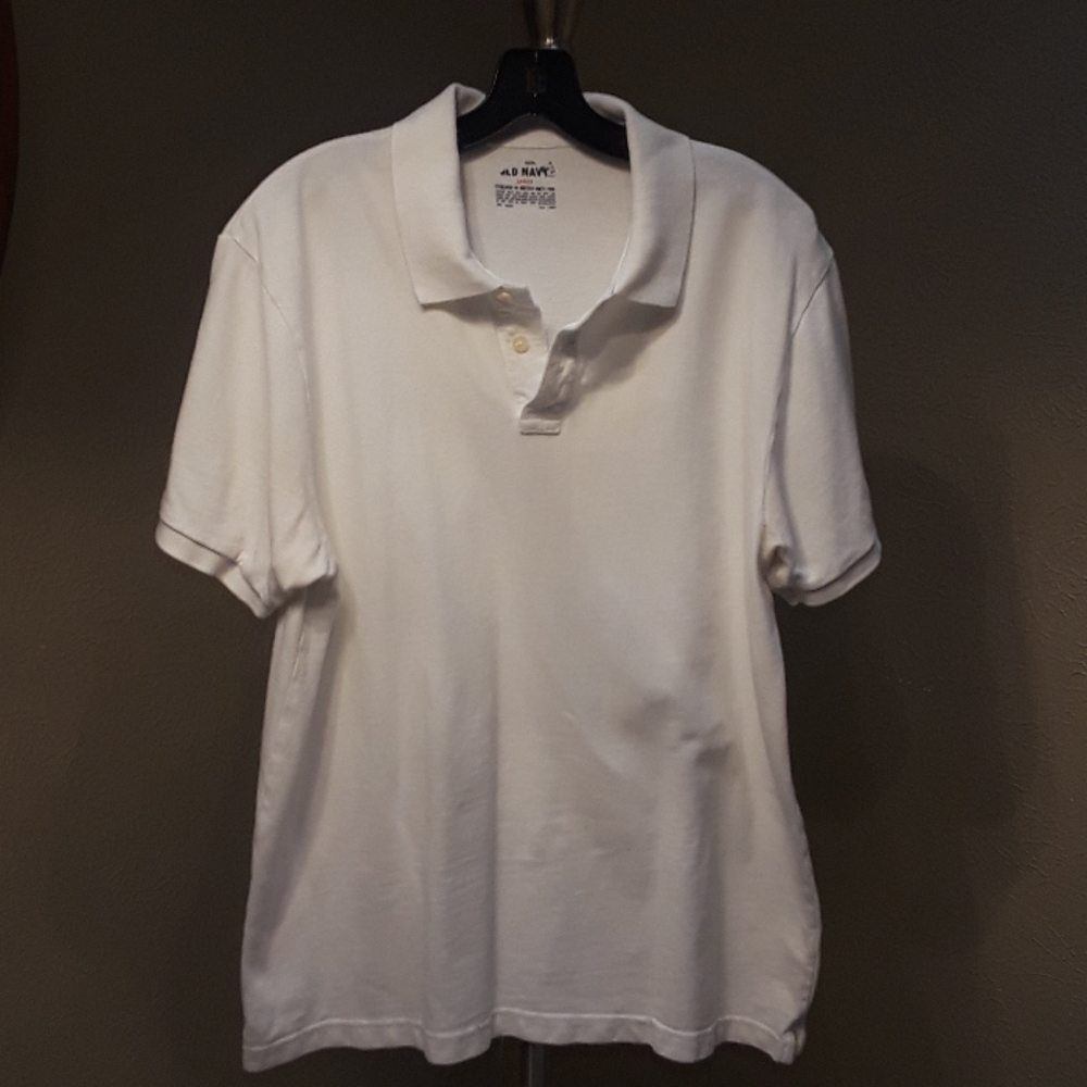Men's L OLD NAVY Short-Sleeve Cotton Pique Polo
